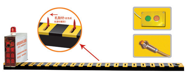 江陵县V3嵌入式闯岗自动扎胎器/阻车器